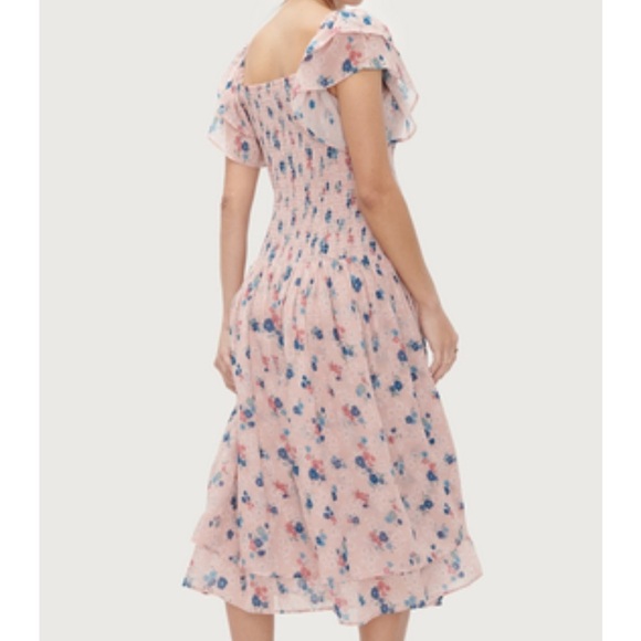 Hatch Maternity Smocked Floral Dress Size XS  In Spring Floral Bloom NWT - Picture 5 of 15